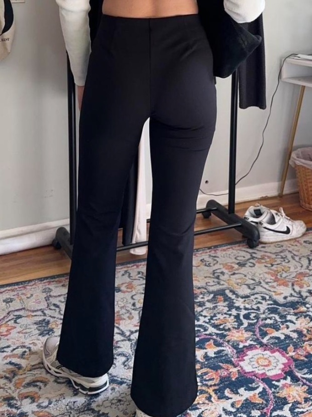 BB Dakota x Steve Madden Black High-Waist Wide-Leg Pants